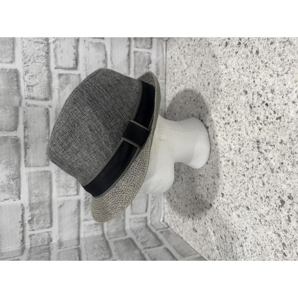 David and Young Two-Tone Fedora Hat with Black Band